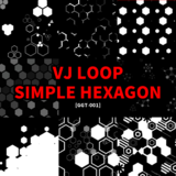 [VJ素材] VJ LOOP SIMPLE HEXAGON [GGT-001]